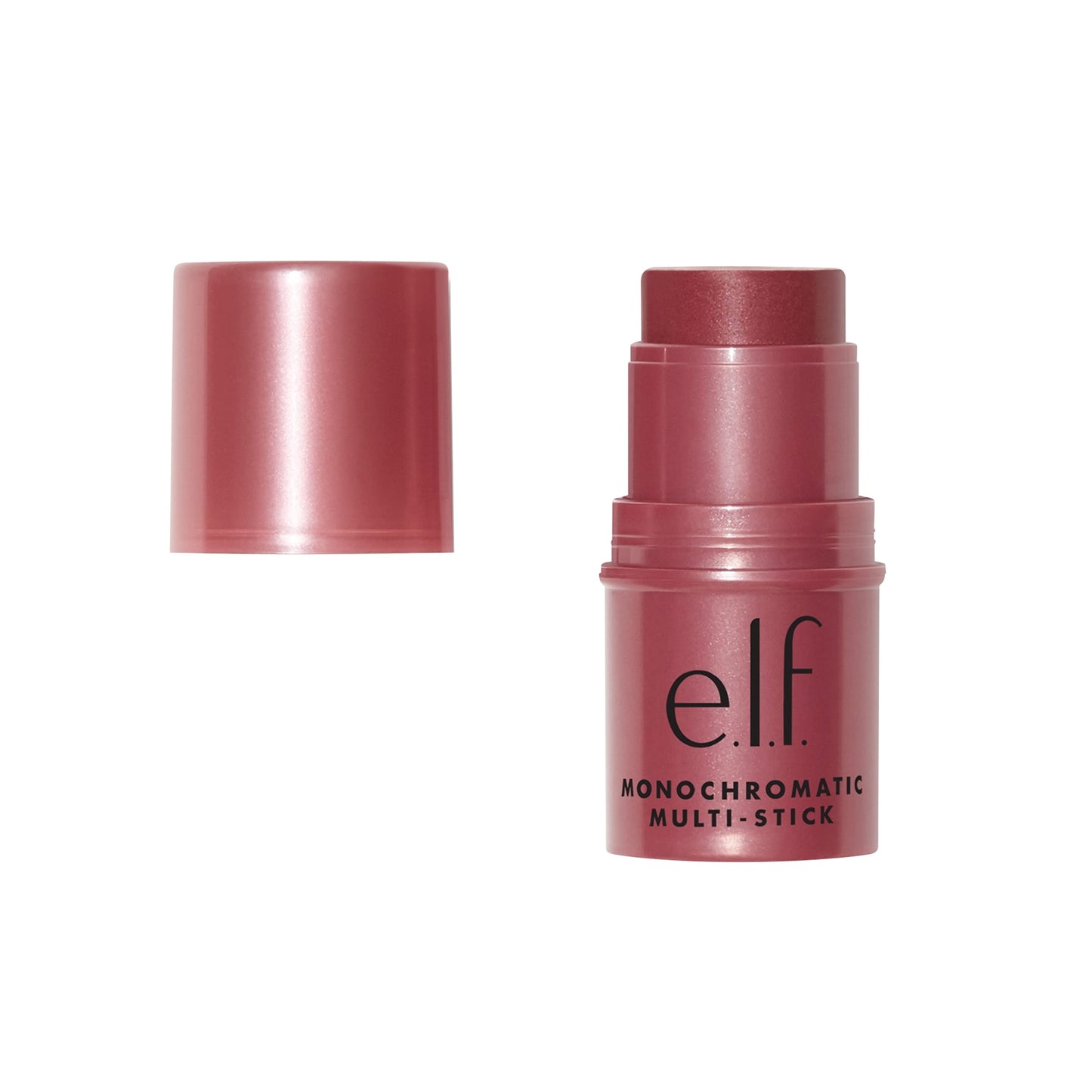 e.l.f., Monochromatic Multi-Stick Blush, Creamy, Lightweight, Versatile, Luxurious, Adds Shimmer, Easy To Use On The Go, Blends Effortlessly, Sparkling Rosé 4.4g