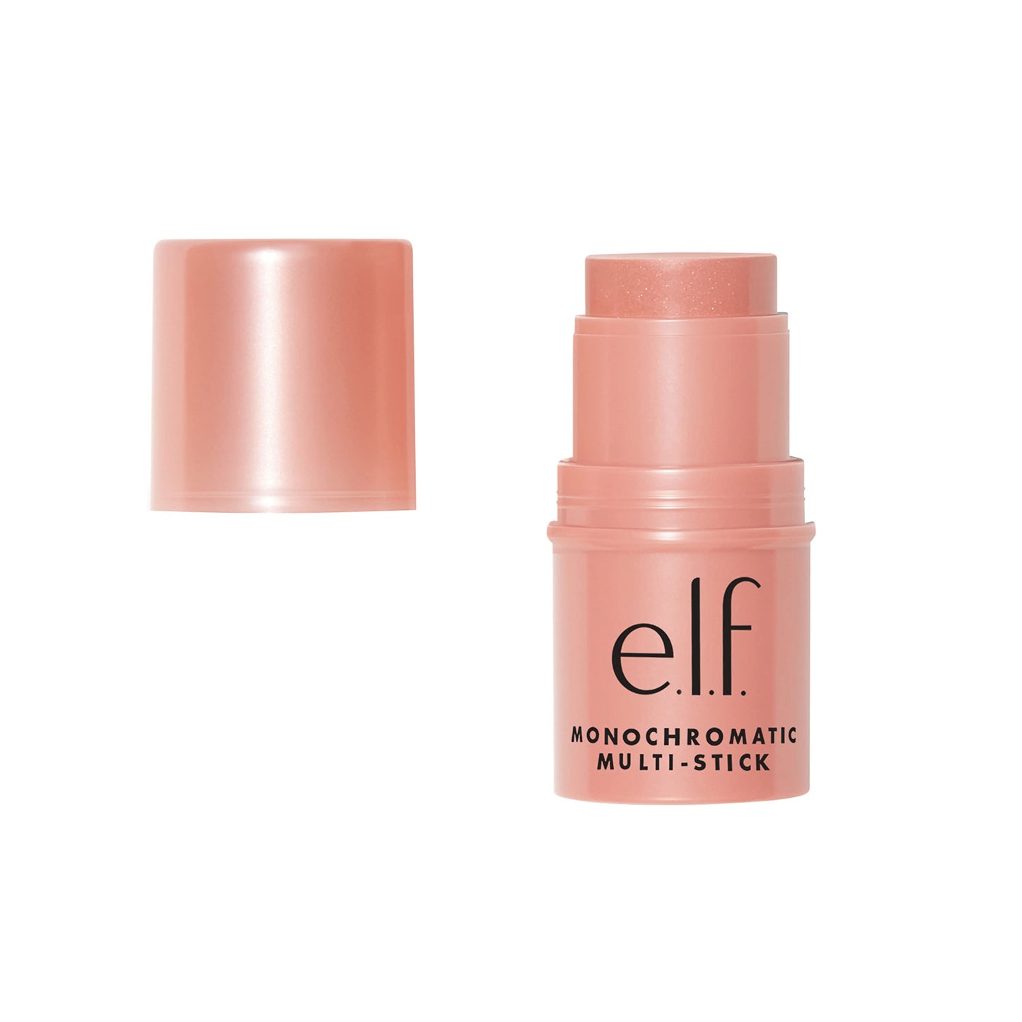 e.l.f., Monochromatic Multi-Stick Blush, Creamy, Lightweight, Versatile, Luxurious, Adds Shimmer, Easy To Use On The Go, Blends Effortlessly, Sparkling Rosé 4.4g